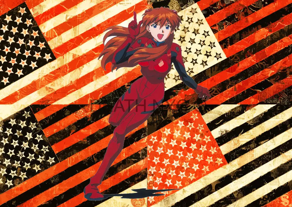 Deatht1251 45X32Cm Asuka (Edition Of 100) (2023) Art Print