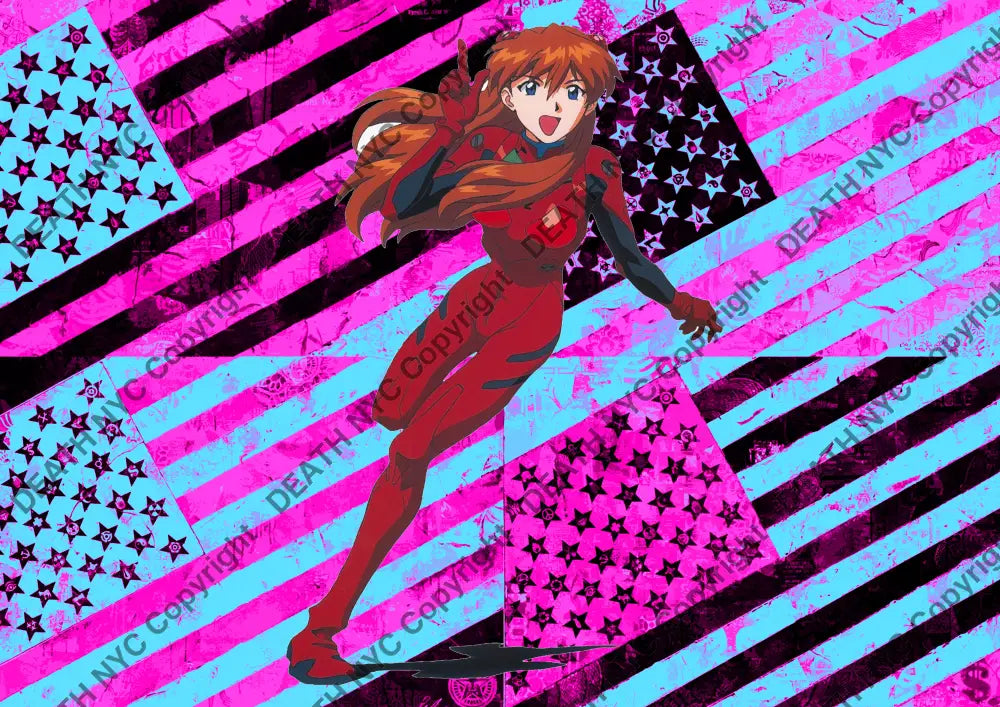 Deatht1252 45X32Cm Asuka (Edition Of 100) (2023) Art Print