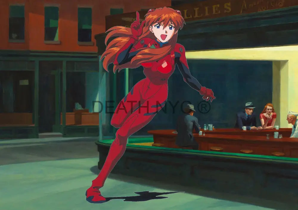 Deatht1253 45X32Cm Asuka (Edition Of 100) (2023) Art Print