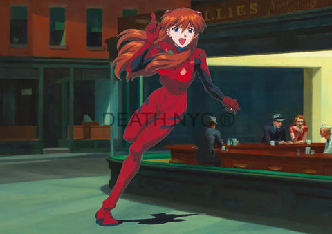 Deatht1253 45X32Cm Asuka (Edition Of 100) (2023) Art Print