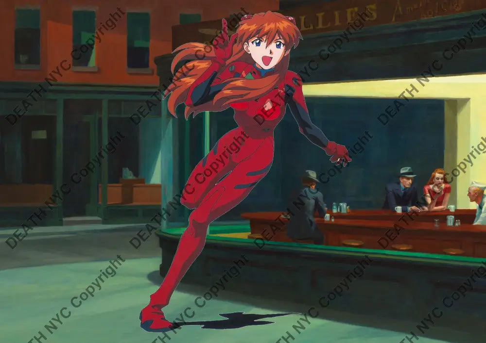 Deatht1253 45X32Cm Asuka (Edition Of 100) (2023) Art Print