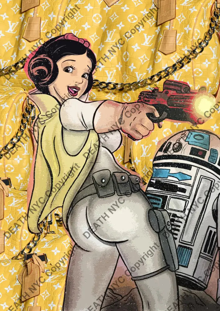 Deatht1291 45X32Cm Snow White (Edition Of 100) (2023) Art Print