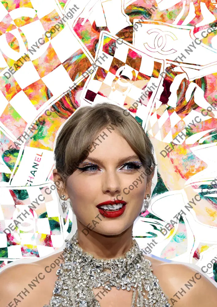 Deatht1340 45X32Cm Taylor Swift (Edition Of 100) (2023) Art Print