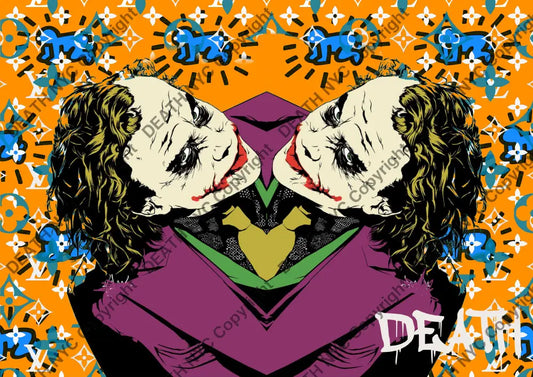 Deatht1374 45X32Cm Joker (Edition Of 100) (2023) Art Print
