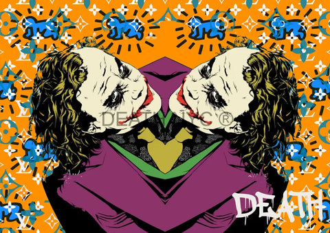 Deatht1374 45X32Cm Joker (Edition Of 100) (2023) Art Print