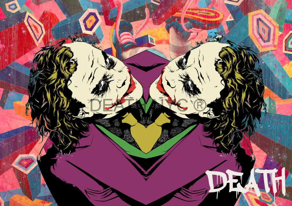 Deatht1375 45X32Cm Joker (Edition Of 100) (2023) Art Print