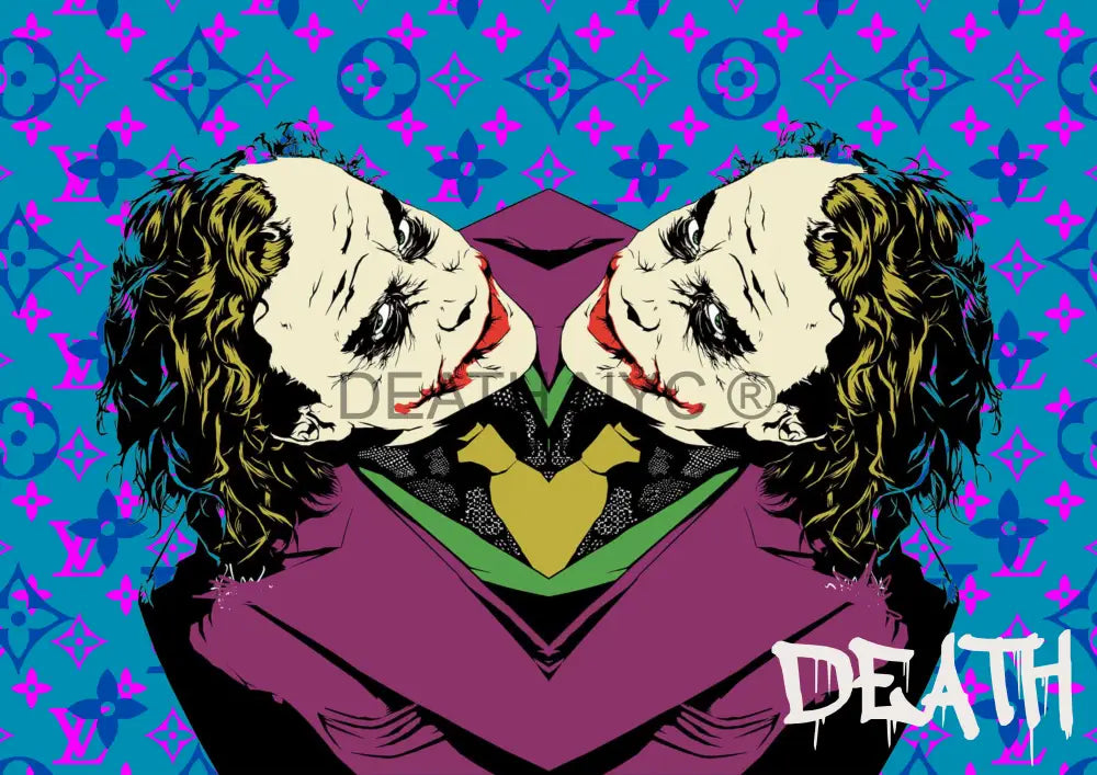 Deatht1376 45X32Cm Joker (Edition Of 100) (2023) Art Print