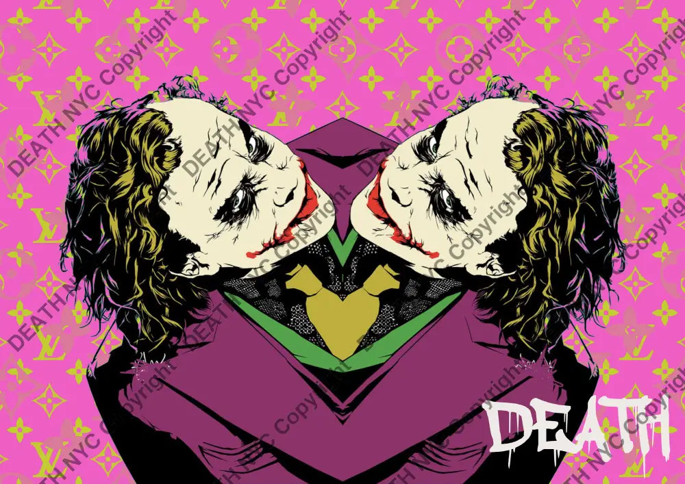 Deatht1377 45X32Cm Joker (Edition Of 100) (2023) Art Print