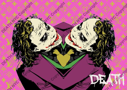 Deatht1377 45X32Cm Joker (Edition Of 100) (2023) Art Print