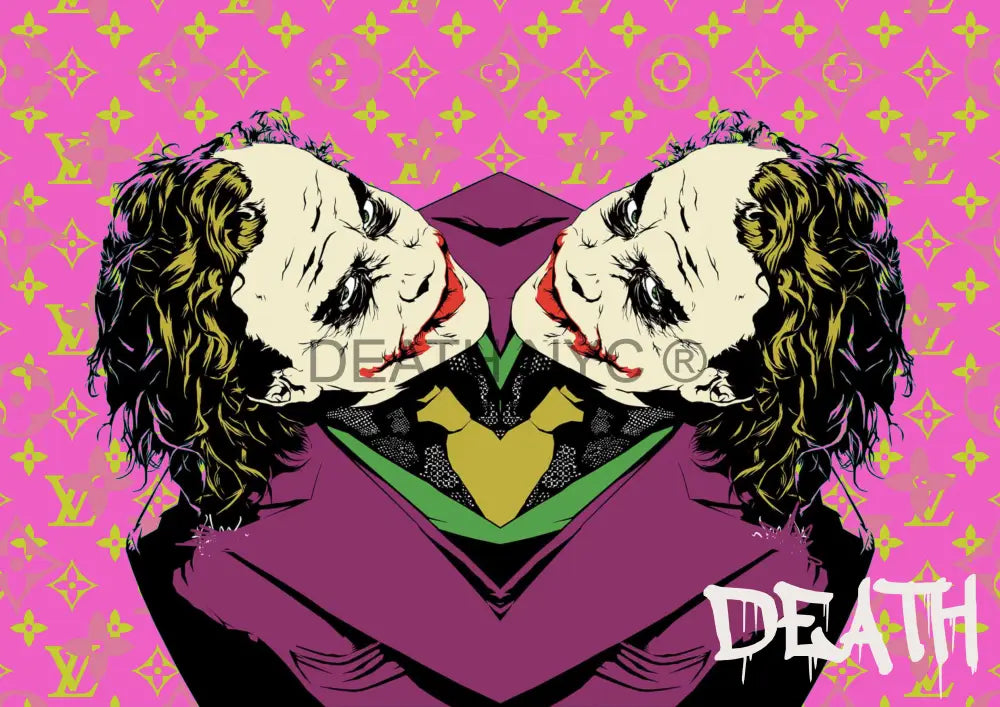 Deatht1377 45X32Cm Joker (Edition Of 100) (2023) Art Print