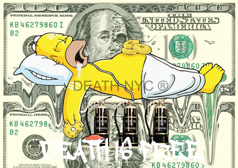 Deatht1721 45X32Cm Simpson (Edition Of 100) (2023) Art Print