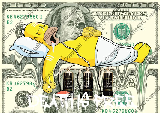 Deatht1721 45X32Cm Simpson (Edition Of 100) (2023) Art Print