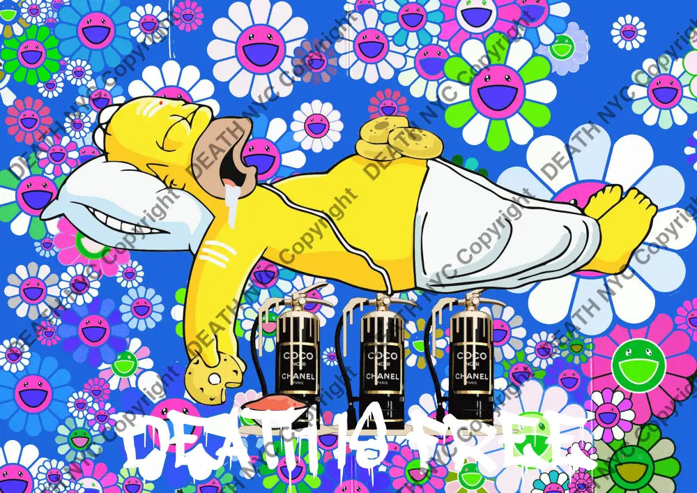 Deatht1728 45X32Cm Simpson (Edition Of 100) (2023) Art Print