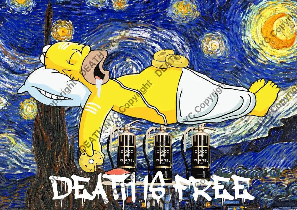 Deatht1729 45X32Cm Simpson (Edition Of 100) (2023) Art Print