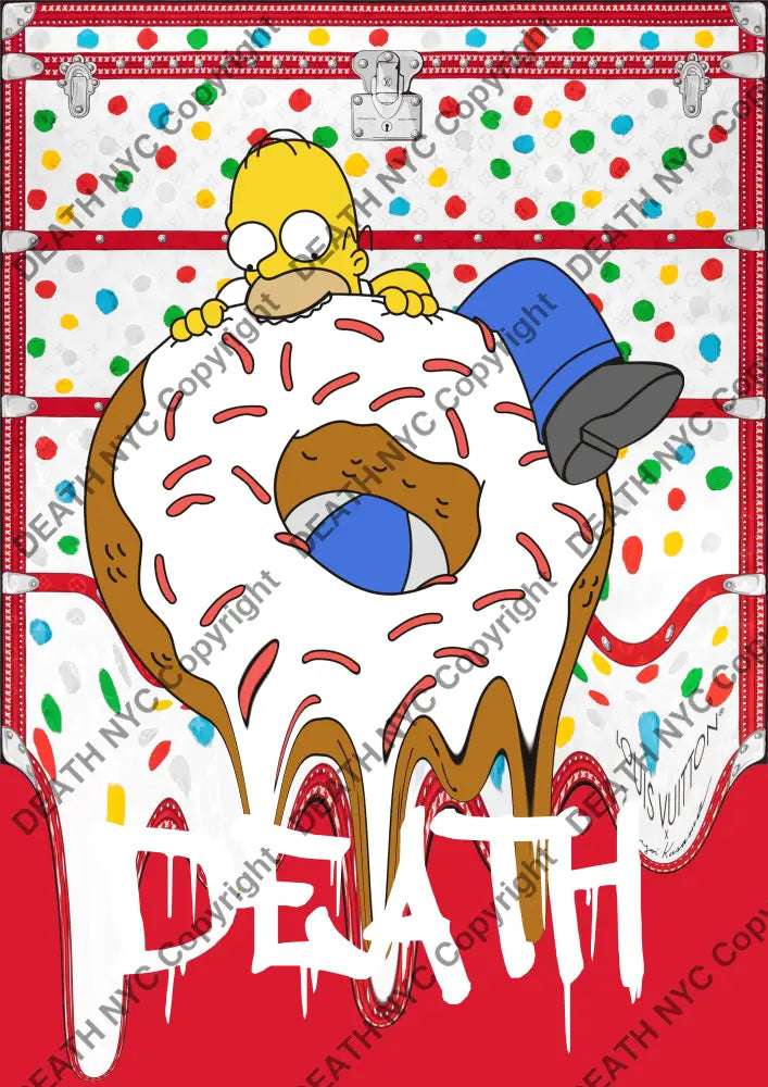 Deatht1738 45X32Cm Simpson (Edition Of 100) (2023) Art Print