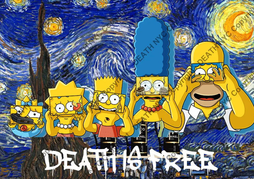 Deatht1759 45X32Cm Simpson (Edition Of 100) (2023) Art Print