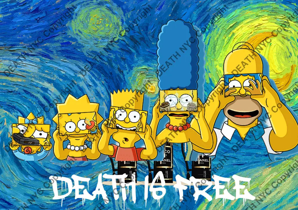 Deatht1760 45X32Cm Simpson (Edition Of 100) (2023) Art Print