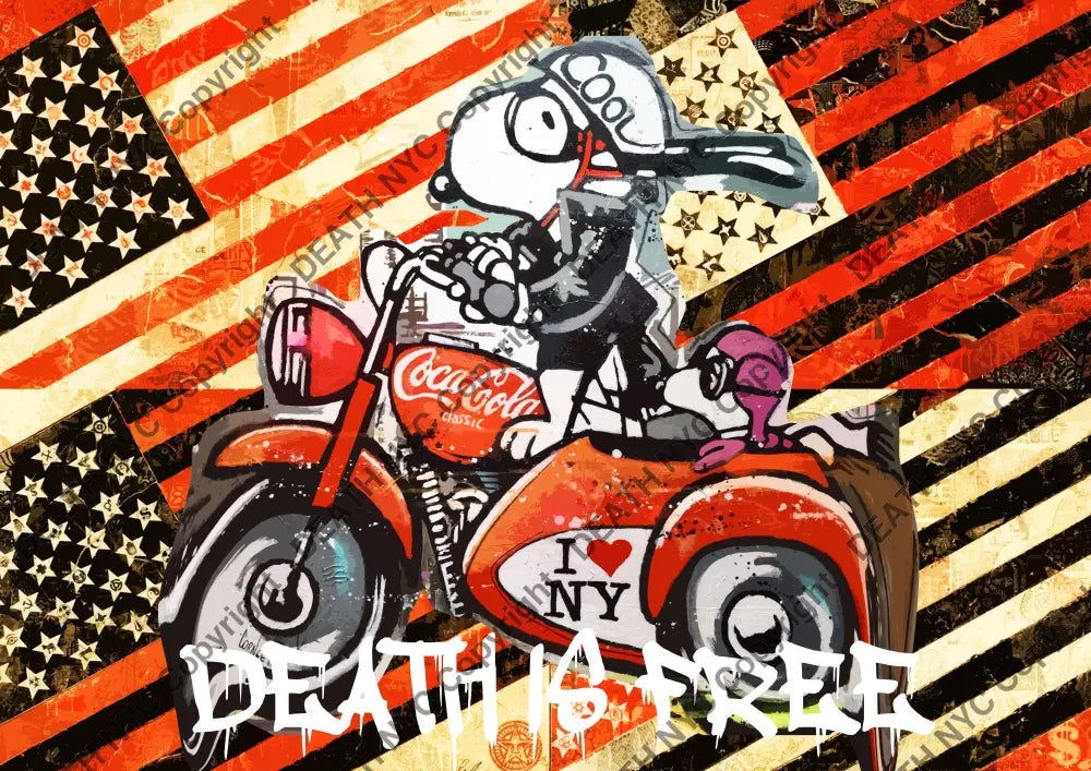 Deatht1893 45X32Cm Snoopy (Edition Of 100) (2023) Art Print