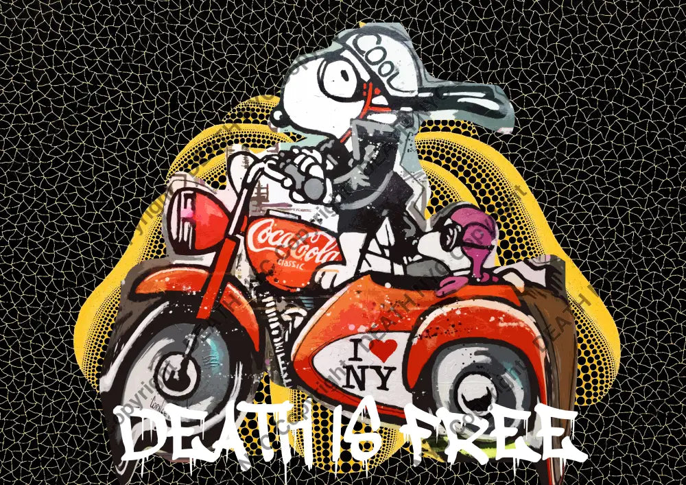 Deatht1895 45X32Cm Snoopy (Edition Of 100) (2023) Art Print
