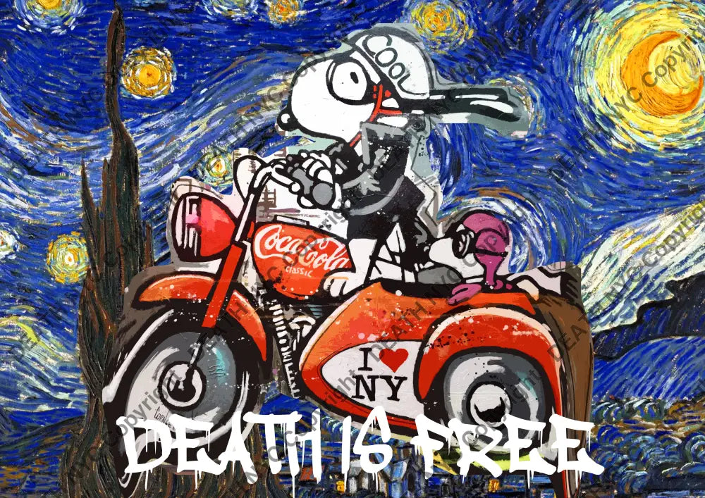 Deatht1897 45X32Cm Snoopy (Edition Of 100) (2023) Art Print