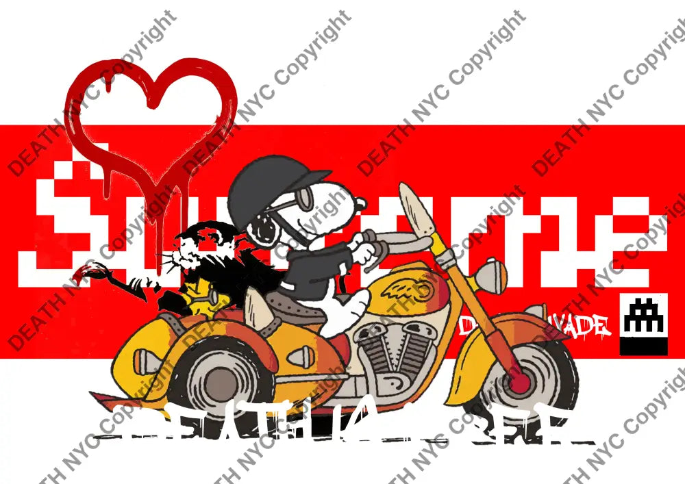 Deatht1920 45X32Cm Snoopy (Edition Of 100) (2023) Art Print