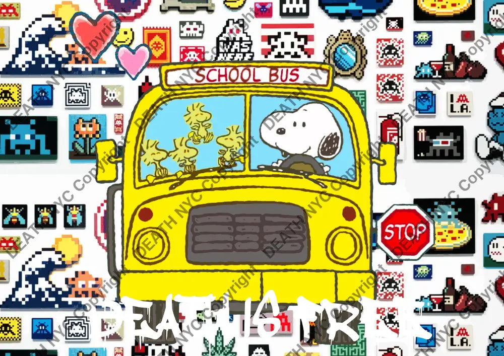 Deatht2002 45X32Cm Snoopy (Edition Of 100) (2023) Art Print