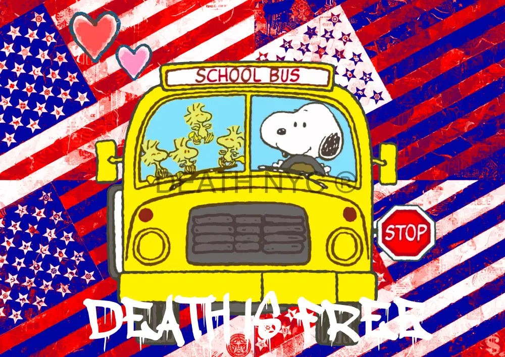 Deatht2003 45X32Cm Snoopy (Edition Of 100) (2023) Art Print