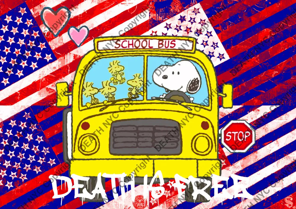 Deatht2003 45X32Cm Snoopy (Edition Of 100) (2023) Art Print
