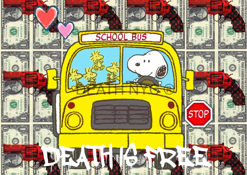 Deatht2004 45X32Cm Snoopy (Edition Of 100) (2023) Art Print