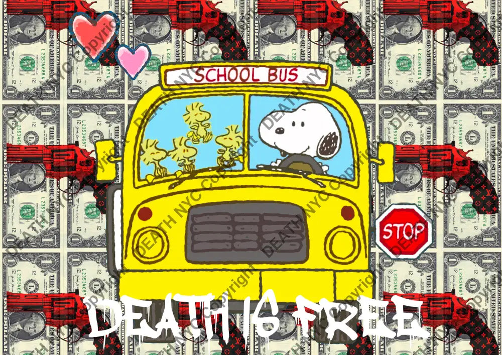 Deatht2004 45X32Cm Snoopy (Edition Of 100) (2023) Art Print