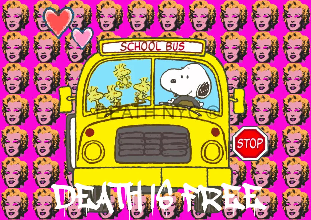 Deatht2005 45X32Cm Snoopy (Edition Of 100) (2023) Art Print