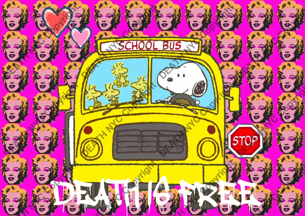 Deatht2005 45X32Cm Snoopy (Edition Of 100) (2023) Art Print
