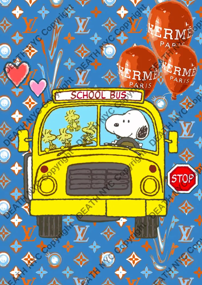 Deatht2009 45X32Cm Snoopy (Edition Of 100) (2023) Art Print