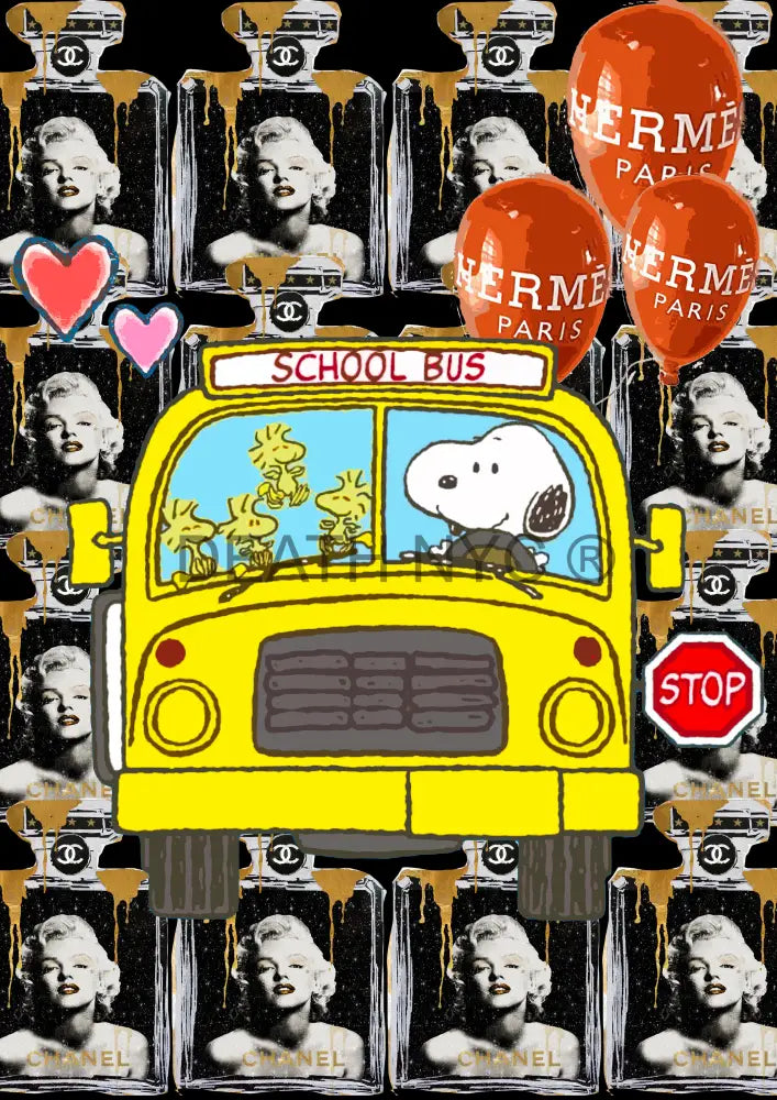 Deatht2010 45X32Cm Snoopy (Edition Of 100) (2023) Art Print