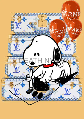 Deatht2012 45X32Cm Snoopy (Edition Of 100) (2023) Art Print