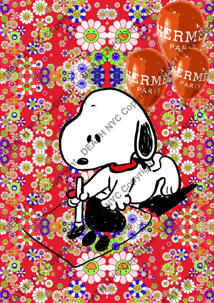 Deatht2014 45X32Cm Snoopy (Edition Of 100) (2023) Art Print