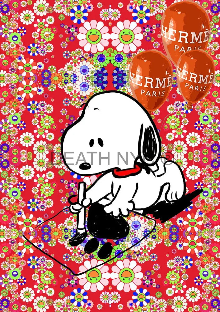 Deatht2014 45X32Cm Snoopy (Edition Of 100) (2023) Art Print