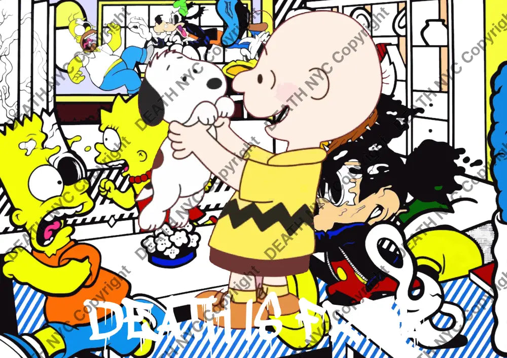 Deatht2050 45X32Cm Snoopy (Edition Of 100) (2023) Art Print