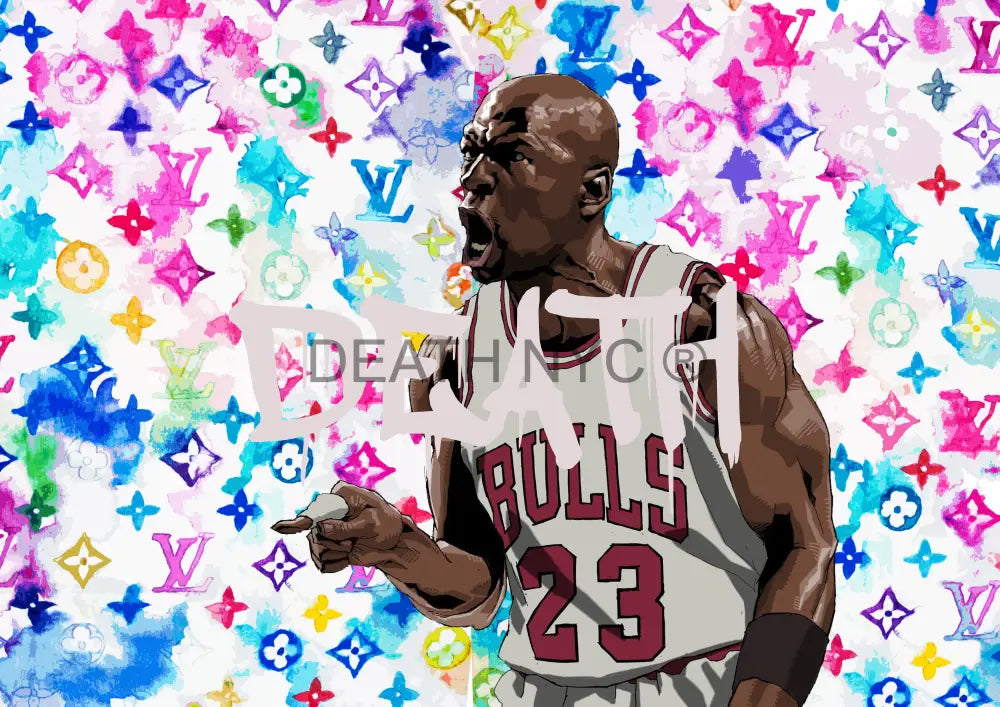 Deatht2392 45X32Cm Mj Jordan (Edition Of 100) (2023) Art Print