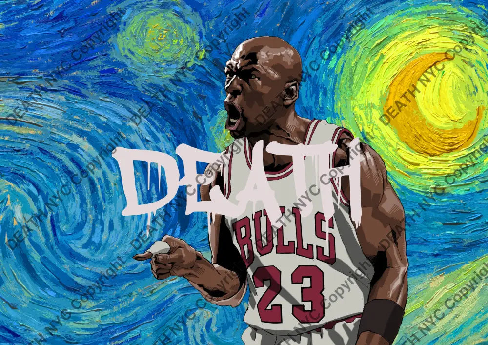 Deatht2399 45X32Cm Mj Jordan (Edition Of 100) (2023) Art Print