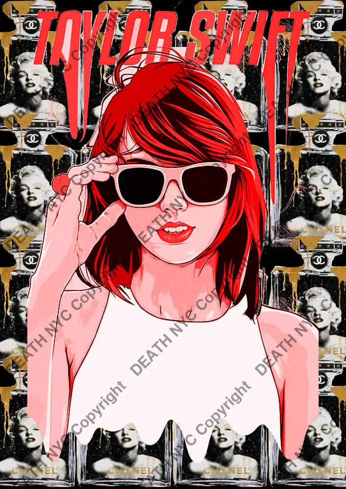 Deatht2414 45X32Cm Taylor Swift (Edition Of 100) (2023) Art Print