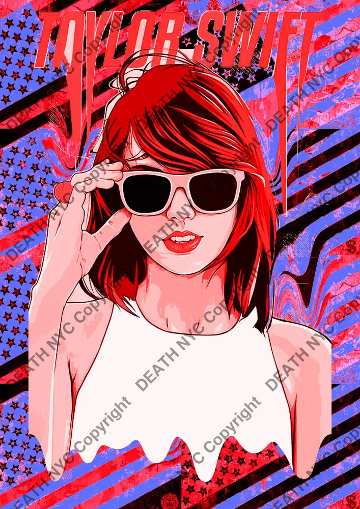 Deatht2418 45X32Cm Taylor Swift (Edition Of 100) (2023) Art Print
