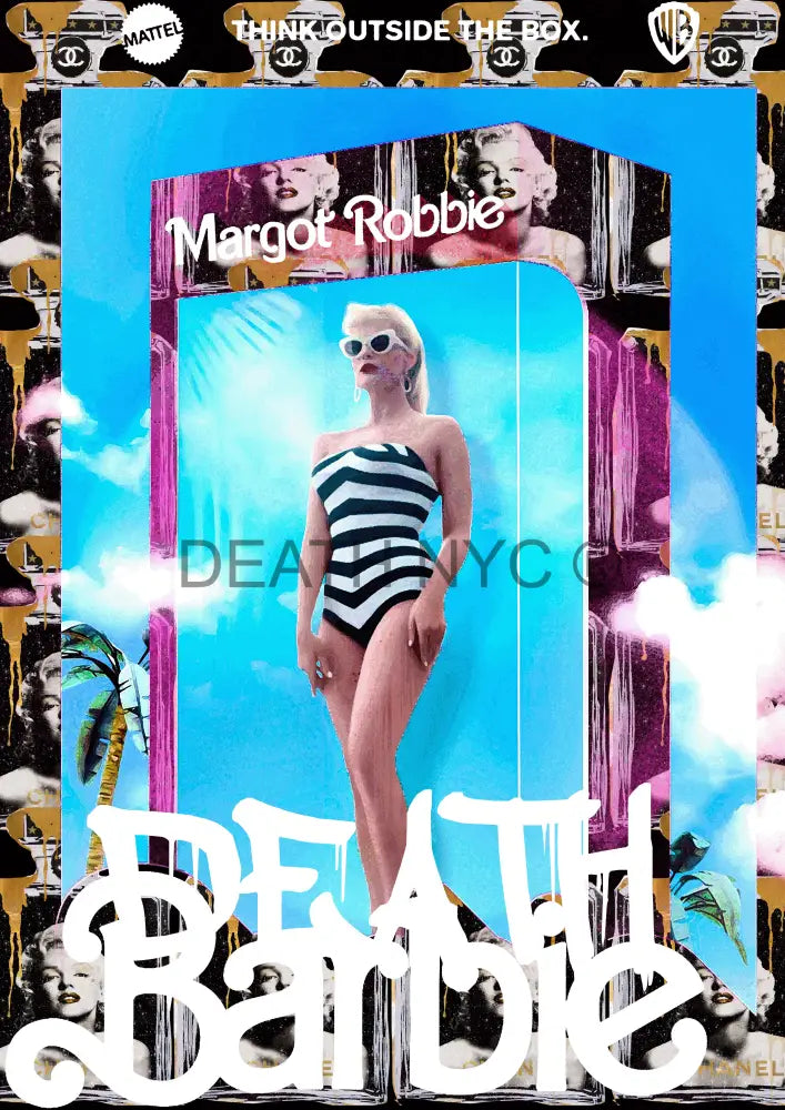 Deatht2497 45X32Cm Barbie (Edition Of 100) (2023) Art Print