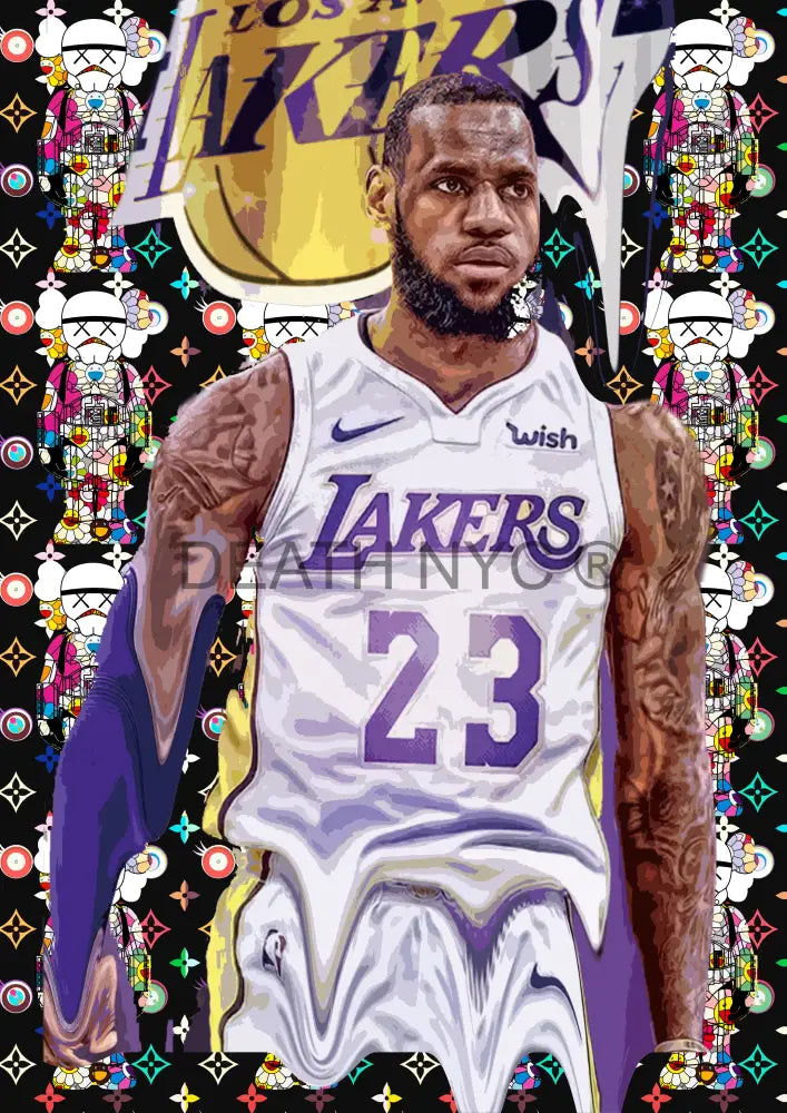 Deatht2631 45X32Cm Nba (Edition Of 100) (2023) Art Print