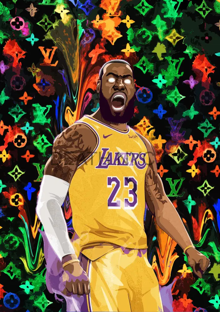 Deatht2645 45X32Cm Nba (Edition Of 100) (2023) Art Print