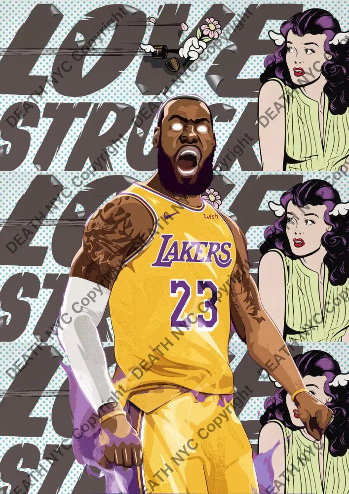 Deatht2647 45X32Cm Nba (Edition Of 100) (2023) Art Print