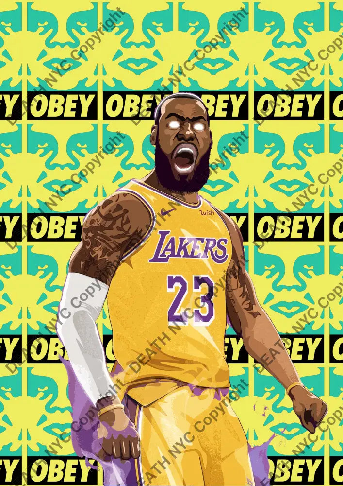 Deatht2648 45X32Cm Nba (Edition Of 100) (2023) Art Print