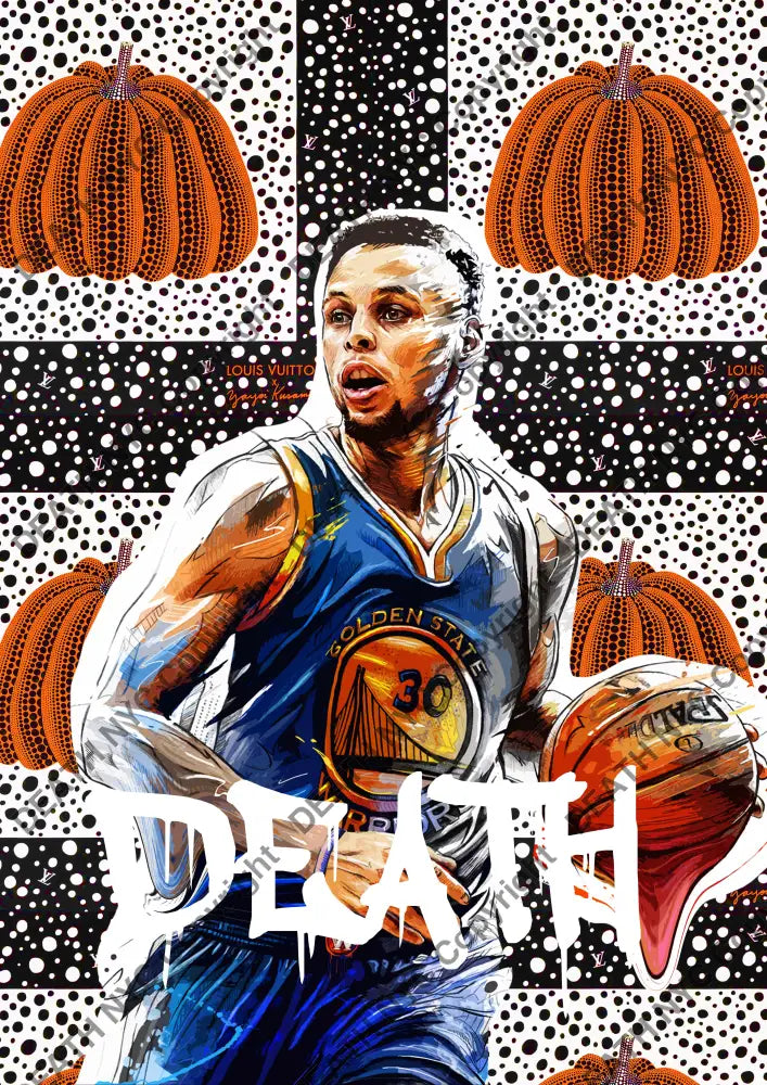 Deatht2652 45X32Cm Nba (Edition Of 100) (2023) Art Print