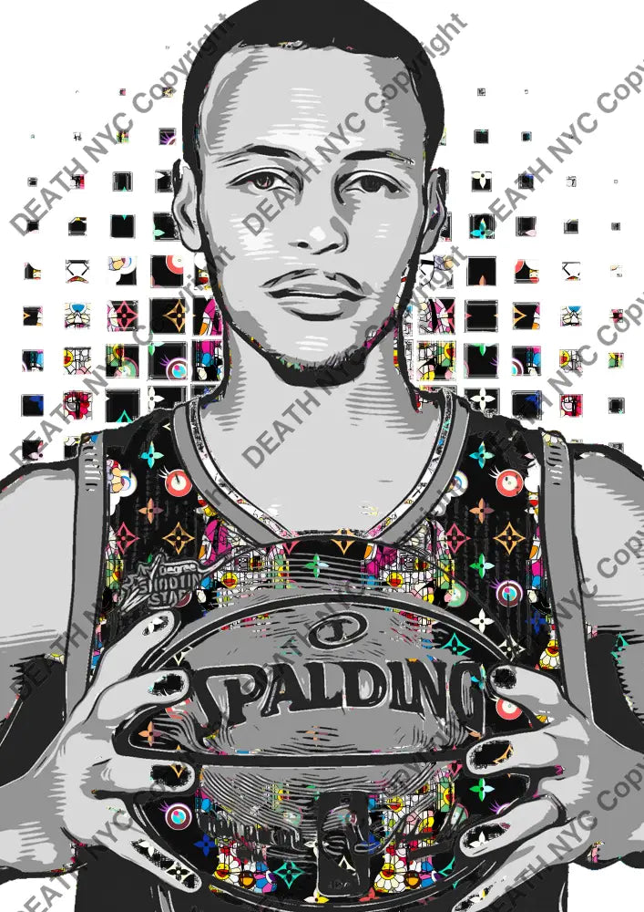 Deatht2661 45X32Cm Nba (Edition Of 100) (2023) Art Print
