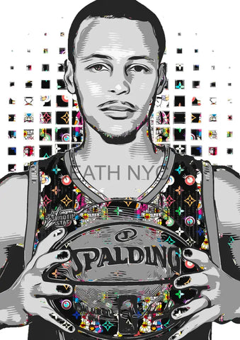 Deatht2661 45X32Cm Nba (Edition Of 100) (2023) Art Print